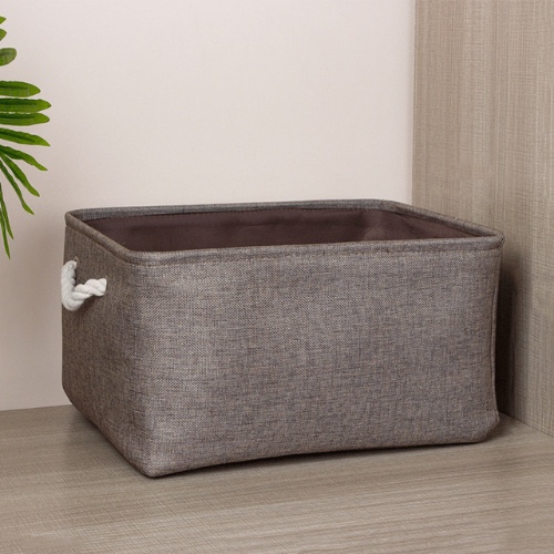 Folding Storage Baskets - Coffee / Large