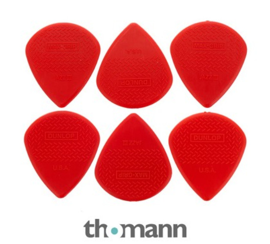 Dunlop Nylon Max Grip Jazz III Red
