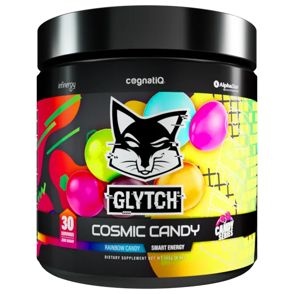 Cosmic Candy - GLYTCH Energy- Gaming Energy Drinks - Cleanest Formula Available