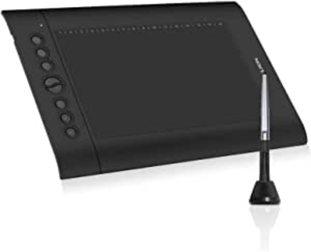 HUION Insiprpy H610 Pro V2 Android Support Graphics Drawing Tablet with Battery-Free Stylus Tilt 8192 Pen Pressure 8 Press Keys for Art Animation Beginner-10inch