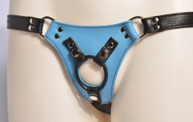 Bowie Minx Leather Strap on Harness