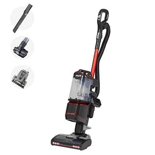 Shark Corded Upright Vacuum Cleaner 1.1L with Lift-Away Technology, Pet Model, LED Headlights, Anti-Allergen, 8m Cord, 750W, Pet, Crevice & Multi-Surface Tools, Red/Black, NV602UKT - Red/Black - With Pet Tool