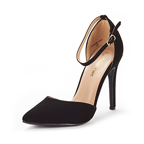 Women's Pointed Toe Ankle Strap High Heel