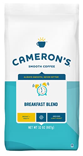 Cameron's Coffee Roasted Ground Coffee Bag, Breakfast Blend, 32 Ounce, (Pack of 1) - Breakfast Blend - 2 Pound (Pack of 1)