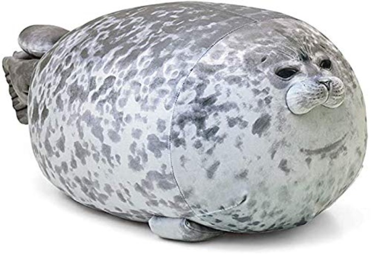 ETAOLINE Chubby Blob Seal Pillow Cute Seal Plush Toy Cotton Stuffed Animals (Small) - Small