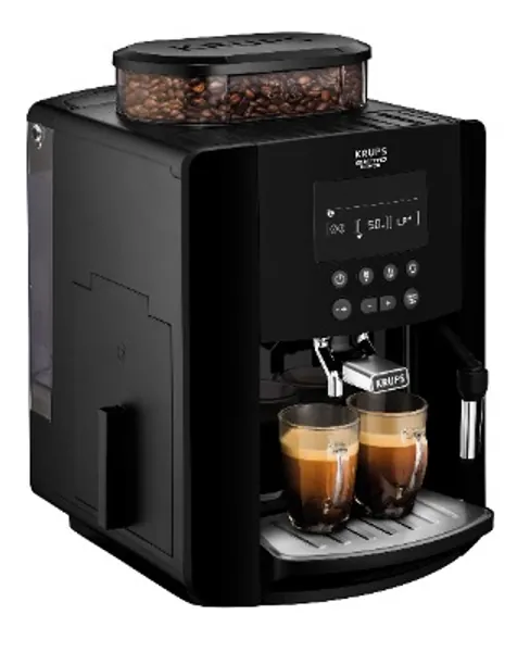 KRUPS Arabica Digital EA817040 Automatic Coffee Machine, Bean to Cup, Espresso, Cappuccino, Black