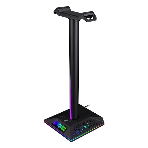 LED Headset Stand & Display - Black