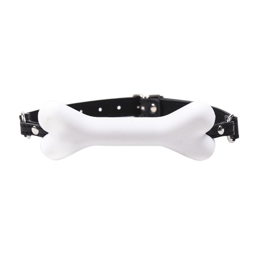 RAN White Large-pin Buckle Dog Bone Modeling Appliance Role-Playing Props, black