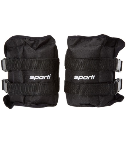 Sporti 10lbs Fitness Ankle Weights Black | Black / 10 lb