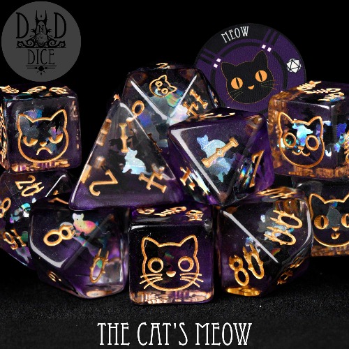 The Cat's Meow 11 Dice Set