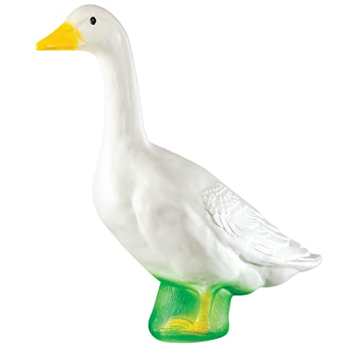 Fox Valley Traders Large White Goose, Plastic Garden Décor, 23” High