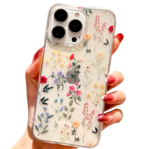Floral Bouquet Soft Silicone Case for iPhone - For iPhone 13