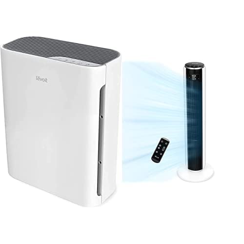 LEVOIT Air Purifier and Tower Fan - Purifier +Tower Fan