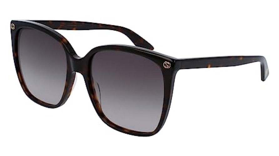Gucci Women's Lightness Square Sunglasses - Brown - 57.0 Millimeters