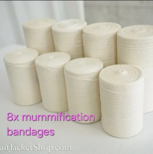 8x white bandages