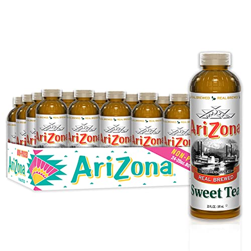 AriZona Sweet Tea Premium Brewed Southern Style, 20 Fl Oz, Pack of 24 - Sweet Tea - 24 Pack