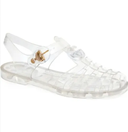 Gucci Clear Jelly Sandal