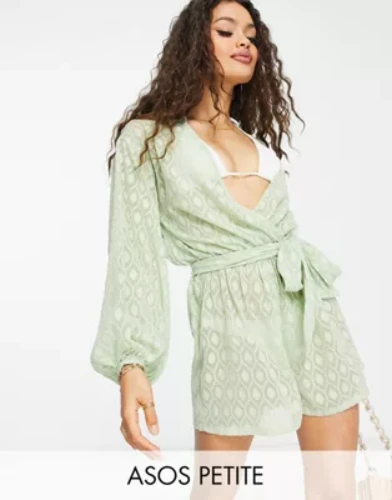 Petite Plunge Beach Playsuit 