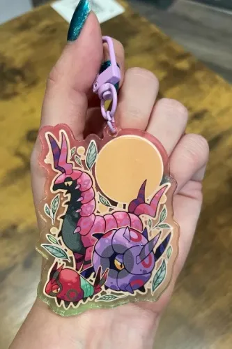 Assorted Evolution Keychains (Venipede Line)