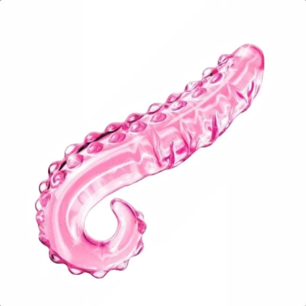 Pink Glass Tentacle Dildo | Default Title