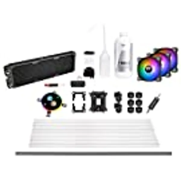 Thermaltake Pacific C360 Ddc Res/Pump 5V Motherboard Sync Copper Radiator PETG Hard Tube Water Cooling Kit CL-W243-CU12SW-A