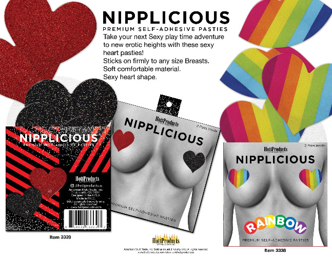 Nipple Play - Nipplicious - Rainbow Nipple Pasties