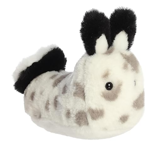 Aurora® Adorable Mini Flopsie™ Serene Sea Bunny™ Stuffed Animal - Mini Companions Ready for Playful Adventures - for Kids All Ages, Toddlers, Adults, and Families - White 8 Inches