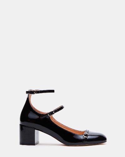 SABRINA BLACK PATENT | BLACK PATENT / 8.5 / 18