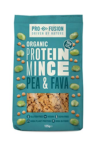 Profusion Organic Vegan Pea and Fava Protein Mince 125g, 9.8 x 11.8 inches - 125 g (Pack of 1)