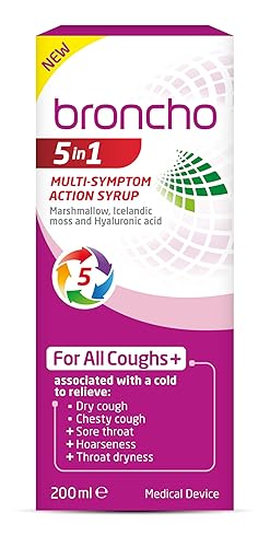 Bronchostop 5in1 Cough Multi-Symptom Action Syrup 200ml