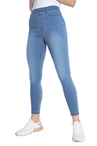 CityComfort Womens Jegging Jeans, High Waisted Stretchy Denim Leggings - 16 - Blue Wash