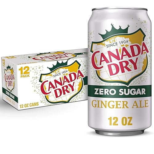 Canada Dry Diet Ginger Ale, 12oz Can (Pack of 18, Total of 216 Oz)