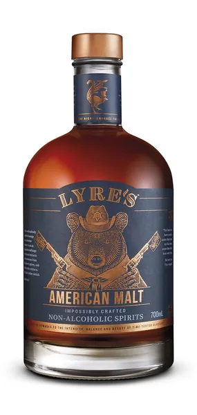 Lyre's American Malt Non-Alcoholic Spirit - Bourbon Style | Award Winning | 700ml X 1 | Enjoy The World's Most Awarded Non-Alcoholic Spirits Brand Today