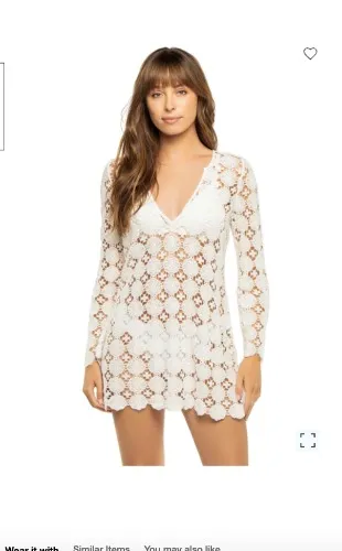 Cotton beach coverup