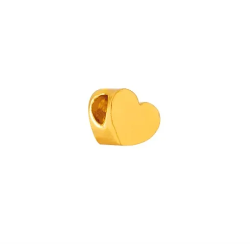 Mene 24k gold heart charm