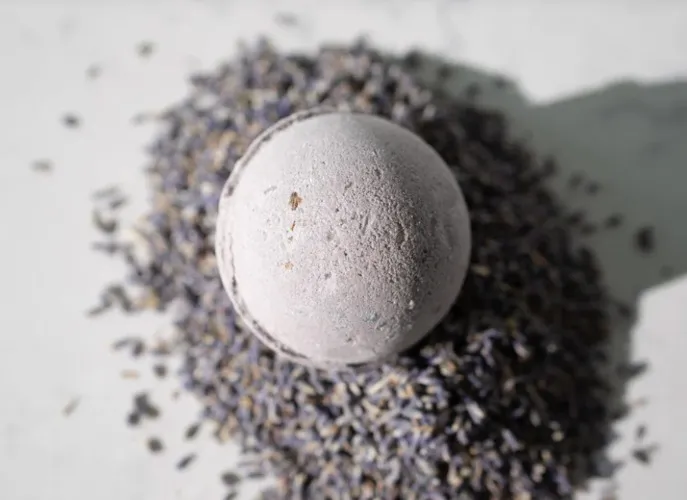 Lavender bath bomb