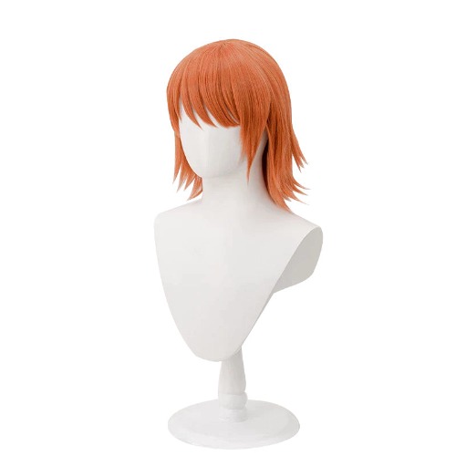 【Ready For Ship】DokiDok Anime Cosplay Short/ Long Orange Wig / Tattoo Sticker | Ver 2.-Ready For Ship