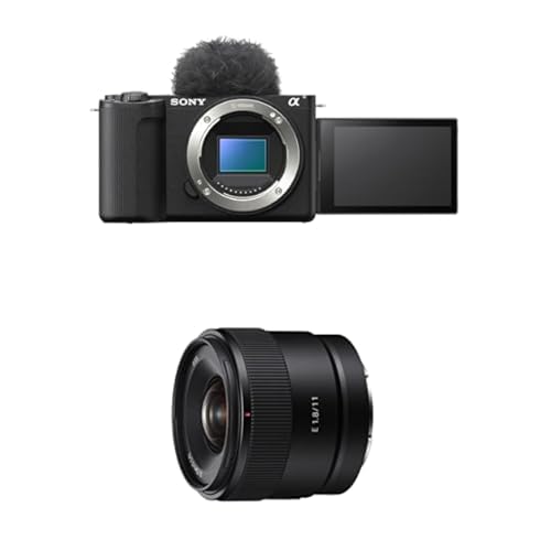 Bundle of Sony Alpha ZVE10 II - APS-C Interchangeable Lens Mirrorless Content Creators’ Camera + Sony E 11mm F1.8 APS-C Ultra-Wide-Angle Prime for APS-C Cameras