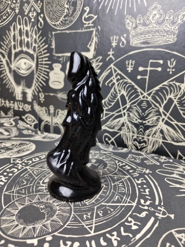 BDSM Fantasy Dragon Monster Dildo Small - Shiny black