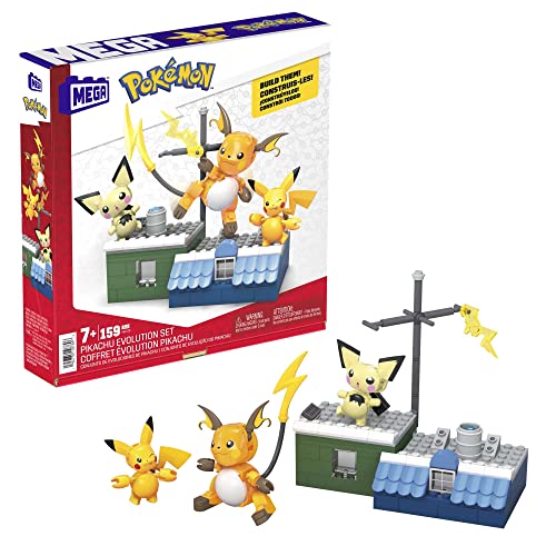 MEGA Pokémon - Set Pichu, Pikachu, Raichu