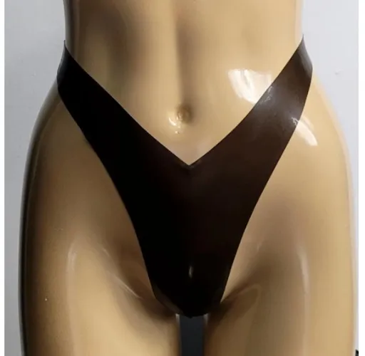Latex V Shaped Thong