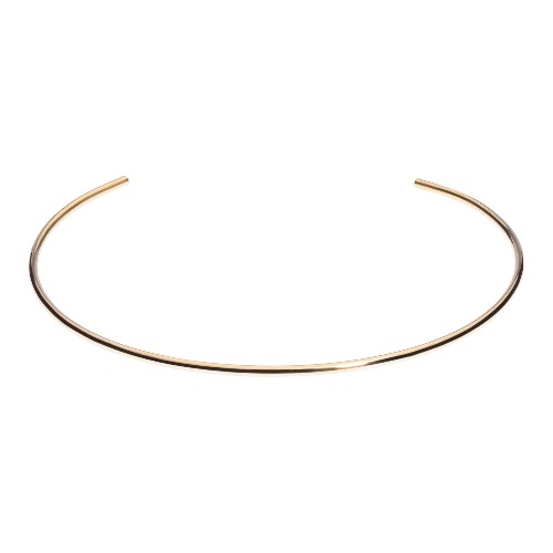 Thin Round Choker - GOLD