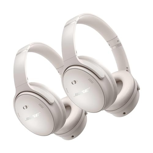 Bose QuietComfort Headphones with Active Noise Cancellation - Pair (White) - White