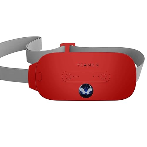 Portable Cordless Heating Pad for Cramps, Electric Waist Belt Device, Fast Heating Pad with 3 Heat Levels and 3 Vib. Massage Modes, Back or Belly Heating Pad for Women and Girl(Red) - Red