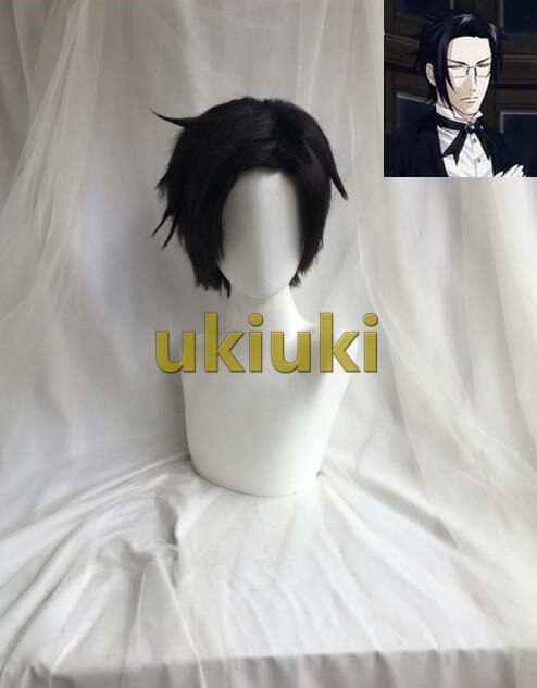 Black Butler Kuroshitsuji Claude Faustus Cosplay Wig +Wig Cap High Quality Customized - AliExpress 