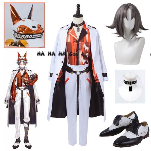 Anime Hololive VTuber Luxiem Mysta Rias Cosplay Costumes Fancy Party Suit Halloween Carnival Uniforms Cosplay Full Set Wig Shoes - AliExpress 