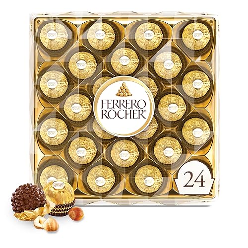 Ferrero Rocher 24 Count - 300 Gram Box - Chocolate - 300.5 g (Pack of 24)