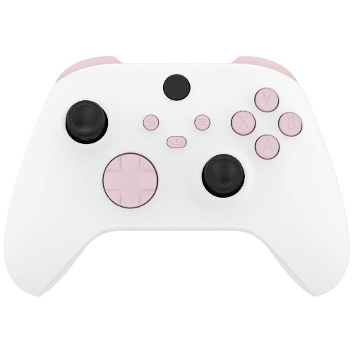 eXtremeRate Cherry Blossoms Pink Replacement Buttons for Xbox Series S & Xbox Series X Controller, LB RB LT RT Bumpers Triggers D-pad ABXY Start Back Sync Share Keys for Xbox Series X/S Controller - Cherry Blossoms Pink