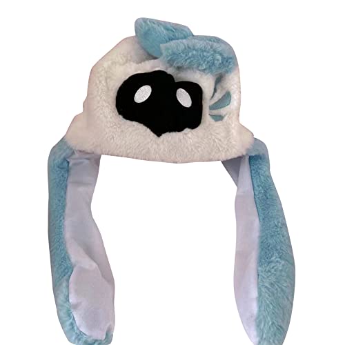 TANSHOW Genshin Impact Plush Bunny Hat with Moving Ears Accessories for Christmas Party Cosplay Cute Hats - Venti Spirit