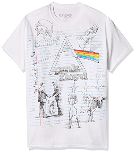 Liquid Blue Men's Floyd Sketch T-Shirt - X-Large - White